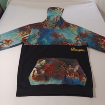 REASON Men's Multicolor Angel Designed Pockets Hoodie Pullover Sweatshirt Large image 8