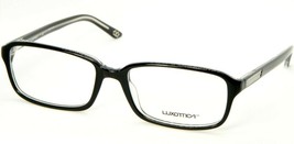 NEW LUXOTTICA LU 3208 C388 TOP BLACK On TRANSPARENT EYEGLASSES FRAME 55-... - £24.53 GBP