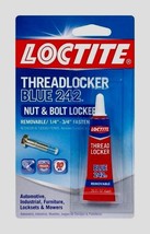LOCTITE Nut &amp; Bolt Threadlocker Blue 242 Adhesive Glue Removable 0.2oz 2... - £14.89 GBP