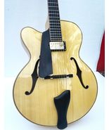 Musoo brand handcrafted acoustic Carved solid archtop jazz guitar Left-h... - $21,588.09 MXN