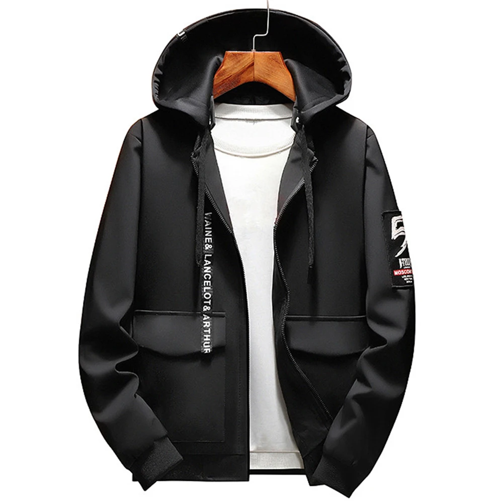 MANTLCONX Spring  Fashion Hooded Men&#39;s Jackets Hip Hop Jacket Windbreaker M-8XL  - £181.19 GBP