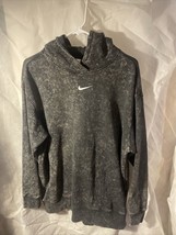 Nike Sportswear Women's Pullover Hoodie Small Washed Black Center Swoosh . - £9.02 GBP