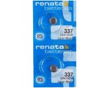 Renata 337 SR416SW Batteries - 1.55V Silver Oxide 337 Watch Battery (10 ... - £3.96 GBP+