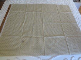 4336. Hearts On Tan Stripes Craft, Quilting Cotton Fabric - 44&quot; X 1 Yd. - $4.46