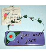 Dept. 56 Sandra Magsamen “You Are A Gift” Hanging Ceramic Wall Plaque 3.... - $19.40