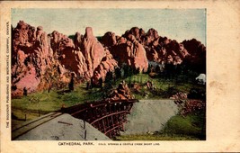 Vintage POSTCARD- Cathedral Park, Colo. Springs &amp; Cripple Creek Short Line BK56 - £3.29 GBP