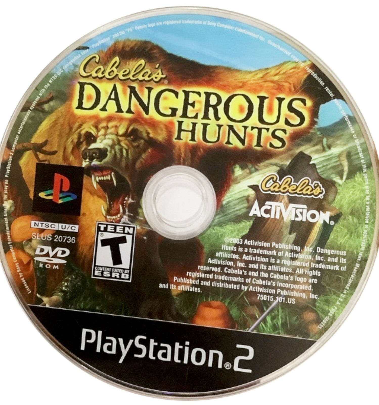 Primary image for Cabela's Dangerous Hunts PS2 Playstation 2 Video Game DISC ONLY Hunting