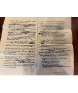 Thomas Jefferson&#39;s Rough Draft of the Declaration of Independence - replica - $4.25