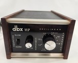 DBX 117 Decilinear Dynamic Range Stereo Enhancer Compressor Expander Vtg - $120.75