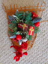 Straw Basket Wall Decoration measuring 12 x 10 inches (#3871) - €14,67 EUR