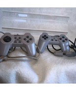 Sony Playstation One PS1 Video Game Controller Gray Original Remote &amp; Ga... - £21.83 GBP