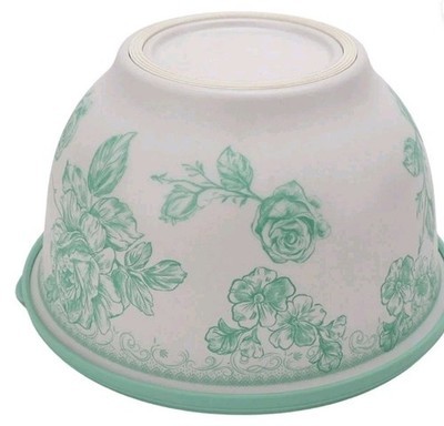 Pioneer Woman ~ Twelve (12) Piece Nesting Bowl Set ~ Melamine ~ AGATHA GREEN Item image 6