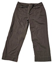 St John Bay Women&#39;s Cropped Brown Pants Size 10 - £10.60 GBP