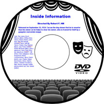 Inside Information 1934 DVD Movie Action Rex Lease Marion Shilling Tarzan Philo  - £3.92 GBP