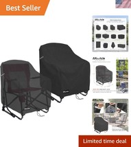 Black Outdoor Chair Cover - Heavy-Duty, Machine Washable &amp; Weather Resis... - $1,064.87 MXN