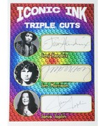 Iconic Ink Triple Cuts Facsimile Autograph Jimi Hendrix, Jim Morrison, J... - $2.48