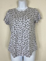 Old Navy Womens Size XS Animal Print Everywear T-shirt Short Sleeve Cotton - £8.79 GBP