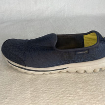 Skechers Women’s GOwalk Safari Shoes Blue (SN 13753) Size 8 Slip On - £14.91 GBP