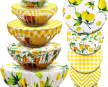 Cloth Bowl Covers 10 Pack for Bread Rising Reusable Fabric Bowl Covers 5... - $27.91
