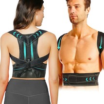 back brace posture corrector for women and men,Fully Adjustable Straigh ... - £15.20 GBP