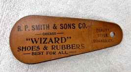 Chicago RP Smith &amp; Son&#39;s Co Wizard Shoes &amp; Rubbers Leather Shoehorn OLD ... - $337.61 MXN