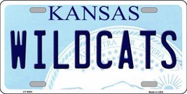 Wildcats Kansas Novelty Metal License Plate LP-6604 - £14.90 GBP