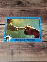 VINTAGE 1982 TOPPS - E.T. Movie Trading Cards # 72 MICHAEL’S FAREWELL - $1.50
