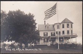 West Baldwin, Maine Pre-1920 RPPC - Dyke Mountain Inn &amp; Farm Postcard - £15.44 GBP