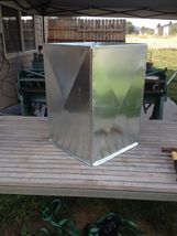 11.5”X23.5”X23.5 W/1 End Cap SUPPLY/RETURN AIR PLENUM GALVANIZED 26 GAUGE - $90.09