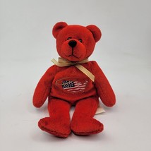 Holy Bears Tribute Series &quot;Allegiance&quot; Bear God Bless America Bear Vintage 90s - £3.78 GBP