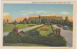 Oklahoma City Golf and Country Club Postcard Vintage Unused - £2.38 GBP