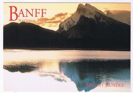 Postcard Sunrise Mount Rundle Banff National Park Alberta - £2.36 GBP