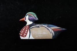 Vtg Avon 1984 Collector Duck Series Wood Duck Figurine - $19.99