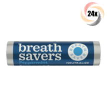 24x Rolls Breathsavers Peppermint Flavor Mints | 12 Mints Per Roll | .75oz | - £27.83 GBP