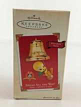 Hallmark Keepsake Ornament Looney Tunes Jingle All The Way Tweety w Sound 2003 - £19.74 GBP