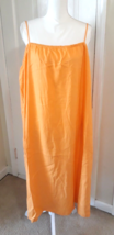 Women&#39;s Easy Linen Blend Strappy Dress (XL - 16) &quot;ORANGE&quot; ~ NEW!!! - £14.76 GBP