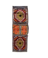 Handmade Vintage Persian Afshar Saddle Bag 1.3&#39; x 4.1&#39; (42cm x 127cm), 1... - $520.37 CAD