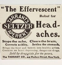 1904 Tarrant&#39;s Effervescent Seltzer Medical Advertisement Ephemera 3.25 ... - €17,25 EUR