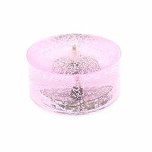 4 Pack Unscented 100% Clear LIGHT PINK Mineral Oil Based Tea Lights Cand... - $4.80