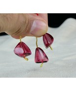Natural Tourmaline Drilled Unshape Beads 3 Pcs 38.30 Cts Hanging Pendant... - $50,250.05 MXN