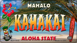 Kahakai Hawaii State Novelty Mini Metal License Plate Tag - £11.74 GBP