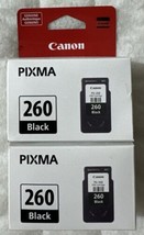 Canon 260 Black Ink Twin Pack PG-260 2 x 3707C001 TR7020 TR7022 TS5320 TS6420 - $44.98
