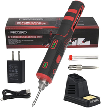 Cordless Soldering Iron Kit, Upgrade Max 968℉ Fast Heating Portable Sol... - £65.62 GBP