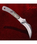 Mini Knife Blank Blade Unique Design Custom Knife DIY Handmade Letter Op... - $29.24 CAD