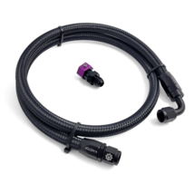 K-MOTOR 6AN Braided Fuel Line Kit - For Honda and Acura K-Series (Center... - $98.99