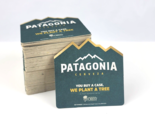 Lot 75+ Patagonia Cerveza Beer coaster mountain top shaped cardboard - $29.69