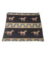 Horse Aztec Southwest El Paso Saddle Reversible Large Blanket Queen Size... - £51.16 GBP