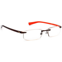 Nike Men&#39;s Eyeglasses 8100/2 210 Satin Walnut Rimless Frame 53[]16 140 - £70.48 GBP