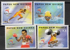 ZAYIX - Papua New Guinea 992-995 MNH Summer Olympics Sports  072922S95 - £2.23 GBP