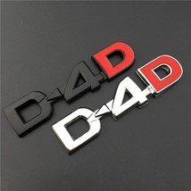 1 PCS 3D  D4D Emblem  Car Sticker Decals For   Cruiser Corolla RAV4 Verso P Aven - £49.11 GBP